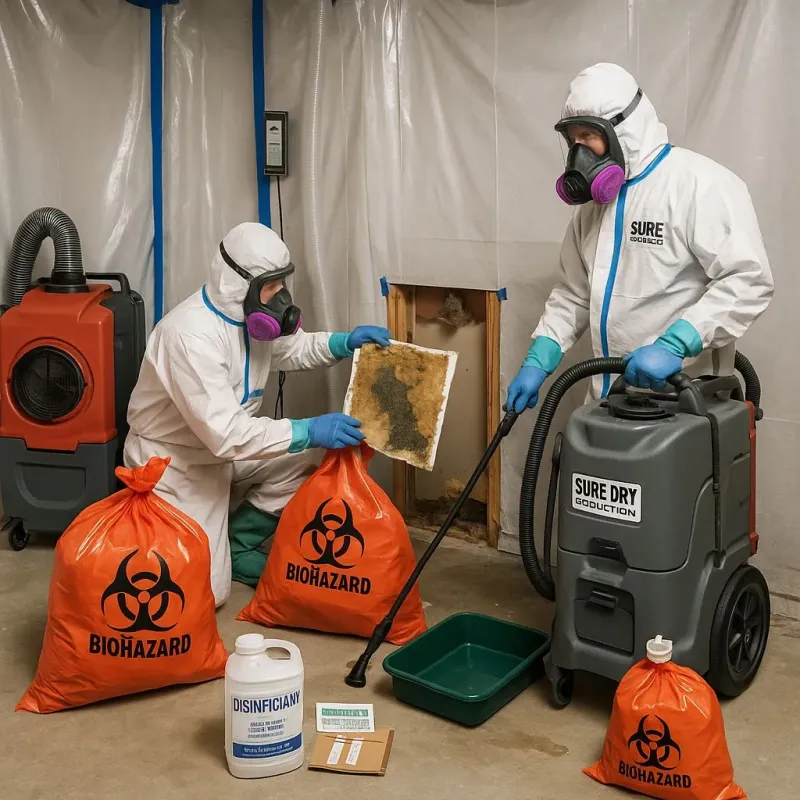 Contaminated Water Handling Protocols process in Grain Valley, MO